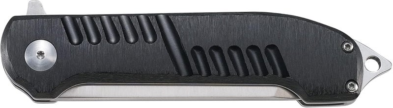 CRKT Razel GT Assisted Folding Knife with Liner Lock: Stainless Steel Plain Edge Blade, Aluminum Handle, Pocket Clip, 4031 - Image 5